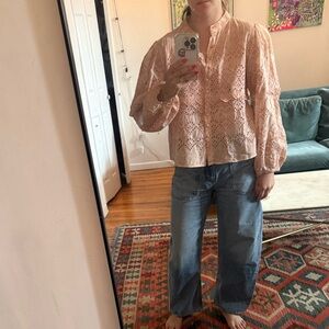 Love shack fancy pink top